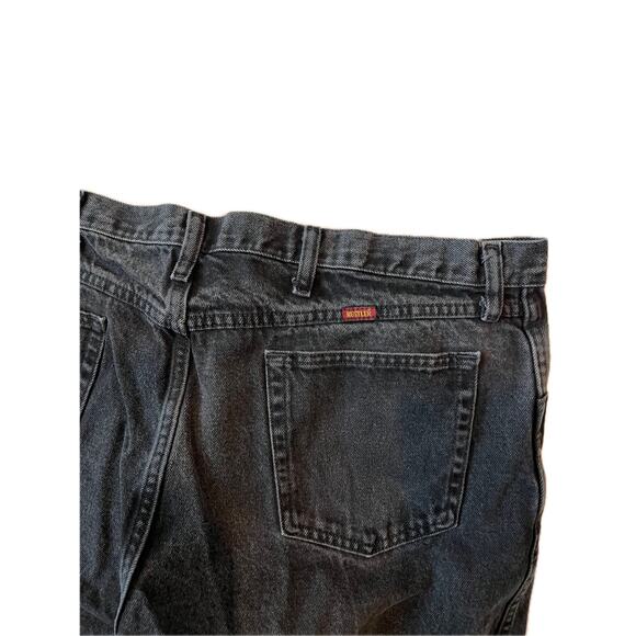 Rustler Straight Leg Black Jeans Mens 40x30 - Picture 4 of 4